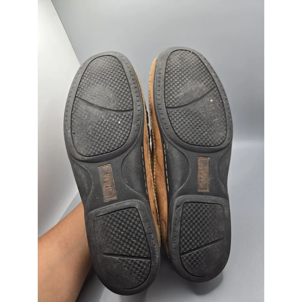 Johnson‎ & Murphy Men's Size 9 Brown J&M Sheepskin Memory Foam 25-85736